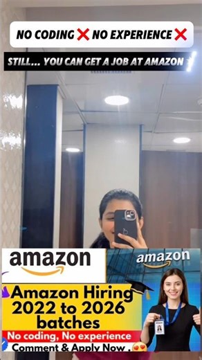 Amazon Jobs 2026 | No Coding ❌ No Experience ❌ | Freshers Can Apply 💥