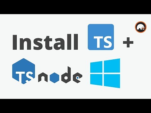 Install TypeScript and ts-node on Windows