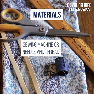 Want to get crafty and make your own cloth face mask? Here’s how ⬇️ | Commonwealth of Pennsylvania