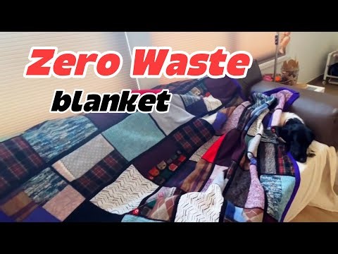 Making a Blanket from Old Clothes | Upcycling Story