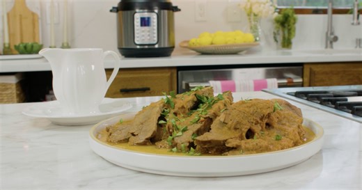 Pressure cooker brisket recipe perfect for Easter or Passover