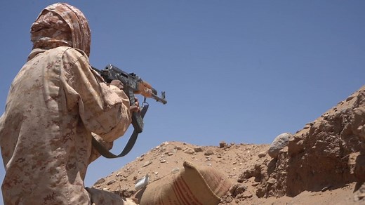 On the ground with Yemeni soldiers battling Iran-allied rebels