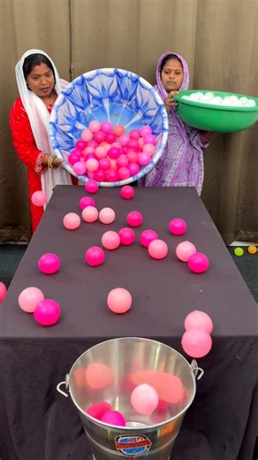 Best ball roll challenge white vs pink #shorts #game