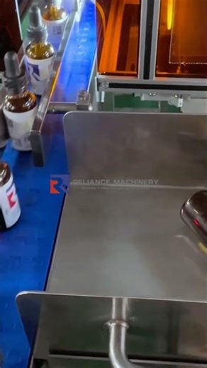 GMP Pharma Supplement Amber Glass Dropper Cap Closure Seal Quality Vision Inspection Machine RELIANC