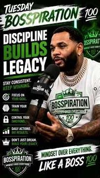 Tuesday Bosspiration 💯 | Discipline Creates the Life You Want 🔥