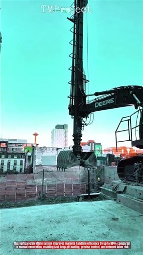 Innovation Vertical Material Handling Grab Machine: Deep Pit Precision Lifting