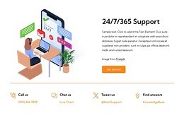 Welcome to our support - Website Template by Nicepage