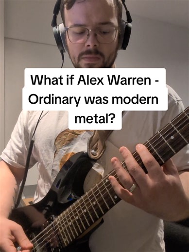 This one was fun! I've got the 7 string down to double drop D using the Digitech drop pedal which I think is the lowest tuning I've ever used which was interesting to play with! #metalriffs #metalversion #metalcover #7string #metalguitar