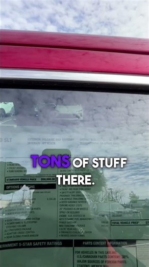 2026 GMC Sierra 1500 SLT-Window Sticker