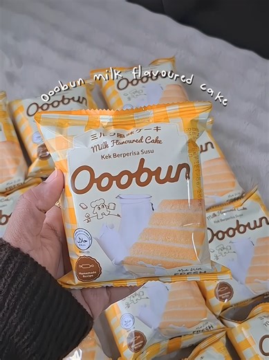 Ooobun Milk Flavoured Cake: New Snack Sensation!