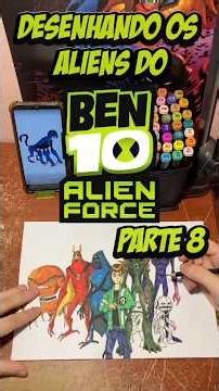 Macaco-aranha 🐒🕷️ - força alienígena - parte 8 #speedart #ben10 #ben10alienforce #desenho #coloring