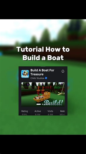 Tutorial how to build a boat #roblox #buildaboatfortreasure