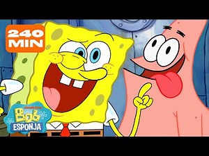 Bob Esponja y Patricio Siendo un Dúo Cómico por 4 HORAS Seguidas 🧽⭐ | Bob Esponja en Español
