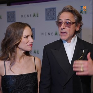 Robert Downey Jr. is making his Broadway debut in McNEAL! He celebrated opening night at Lincoln Center Theater with his wife and producer, Susan Downey. Get the info: https://www.theatermania.com/shows/new-york-city-theater/broadway/mcneal_1739818/ | TheaterMania