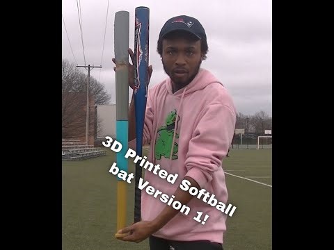 3D printed Softball Bat Version 1! - Ep.3