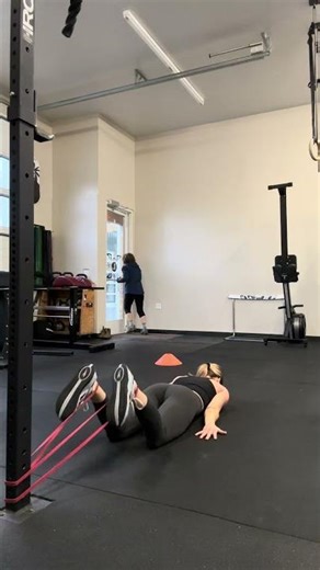 Banded hamstring curls