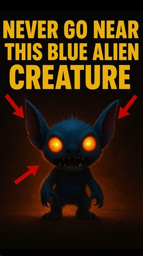 NEVER GO NEAR THIS BLUE ALIEN CREATURE👽⚠️👹
