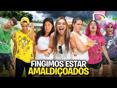 FINGIMOS ESTAR AMALDIÇOADOS PARA NOSSOS PAIS *Eles ficaram com medo ?