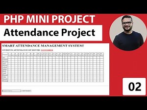 Attendance Management System Project in PHP with Source Code Part 2