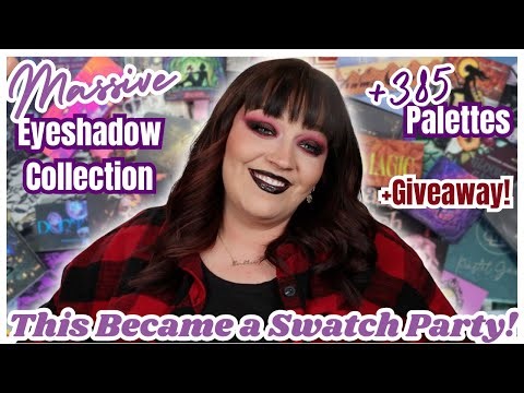 My 2025 Eyeshadow Palette Collection! Lets Swatch! - #Eyeshadowpalettecollection2025