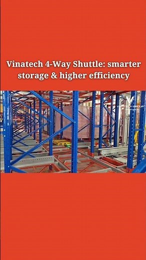 Vinatech 4-Way Shuttle: smarter storage, faster movement, higher efficiency