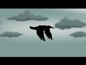 Flying Crow Animation | Animation with Shinchon