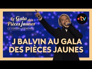 Rio (dédiée à sa femme), I Like It, Mi Gente... Le medley de J Balvin au Gala des Pièces Jaunes 2025