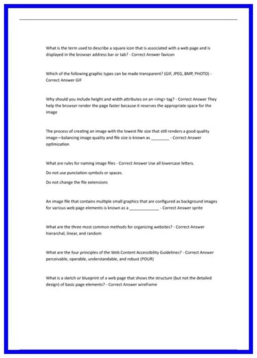 Web Development Final Exam Study Guide with Complete Solutions844 636x882