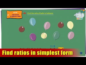 G5 - Module 11 - Exercise 2 - Find ratios in simplest form | Appu Series | Grade 5 Math Learning