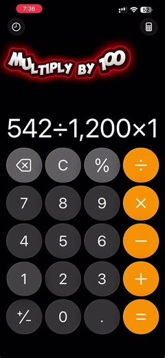 How to make percentage in calculator #calculater