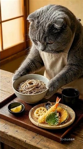 [天ぷら] サクサク揚げたて天ぷら蕎麦 / Tempura Soba 🍤🥢 #cookingasmr