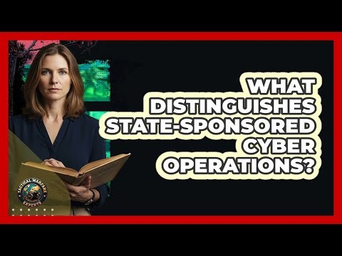 What Distinguishes State-Sponsored Cyber Operations?