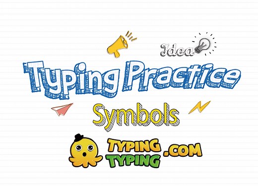Typing Practice: Symbols