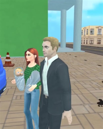 Virtual Pregnant Mother Life #shorts #gaming #pregnancy