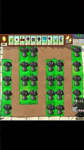 Doom Shroom vs 999 Newspaper Zombies #towerdefense #plantsvszombies #pvzgamerz