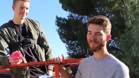 Catching Random Objects from 30ft Tower!!