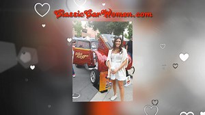 One of my Car Show Girls. Love the smile and everything that goes with it. @classiccarsandwomen.com | Classic Cars and Women