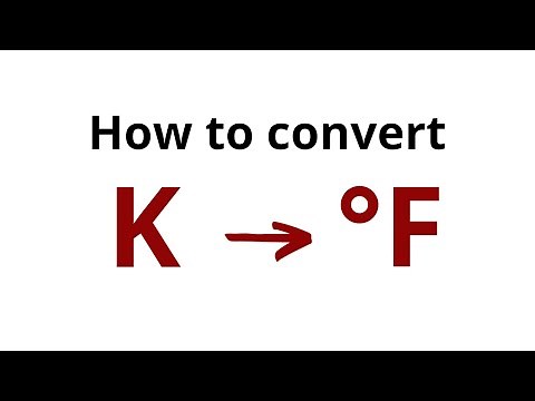 How to convert Kelvin to Fahrenheit