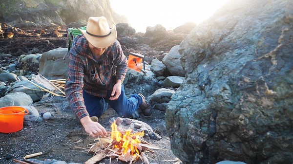 Crafting Fire with Rocks and Creating Survival Snares