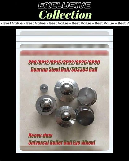 Heavy-Duty Universal Roller Ball Caster - Eye Wheel Transfer Bearing