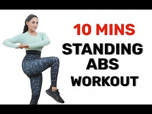 10 Mins Standing Abs Workout To Flatten Your Tummy and Lose Weight | (No Equipment, No Repeats)