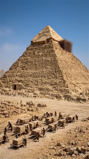 Watch the Great Pyramid rise, stone by stone.