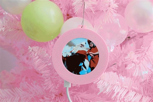 Merry GIF-mas a Christmas Ornament