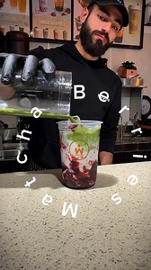 Discover the delight of Moge Tee Lebanon 's Matcha Berries Drink! Experience the earthy taste of mulberries mixed with fresh blueberries, perfectly blended with matcha at #CCBeirut Majid Al Futtaim | City Centre Beirut