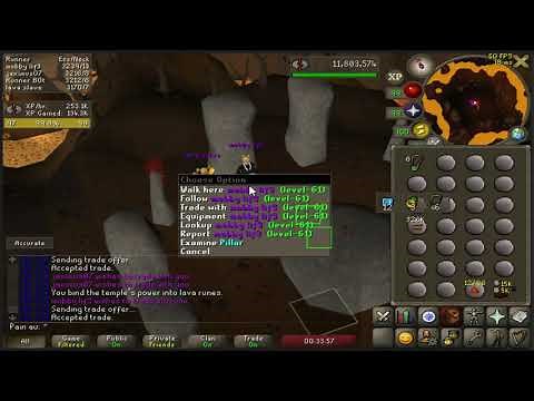 OSRS: 0+4 Lava Rc 240k+ xp/hr