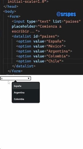 How the datalist tag works in HTML