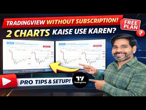 Tradingview Multiple Charts On Single Screen Free Plan | Tradingview Tutorial