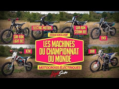 Essai Exclusif : Les motocross électriques du championnat du monde