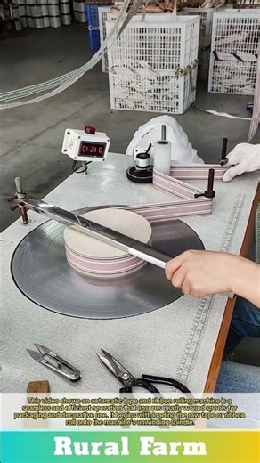 Tape and ribbon rolling machine: automatic ribbon winding machine