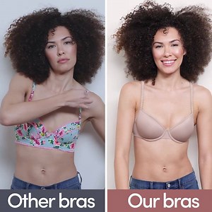 "Hands down the most comfortable, carefree bra I've ever put on. No gaping, no spilling out of the cups, no strap falling down. Buy this bra, you won't be disappointed!" -Danielle | ThirdLove